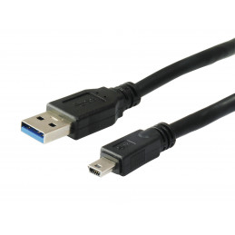 Conceptronic HUBBIES02B keskitin USB 3.2 Gen 1 (3.1 Gen 1) Mini-B 5000 Mbit s Musta