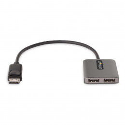 StarTech.com MST14DP122DP videokaapeli-adapteri 0,3 m DisplayPort 2 x DVI Harmaa