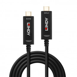 Lindy 38505 USB-kaapeli 30 m USB C Musta