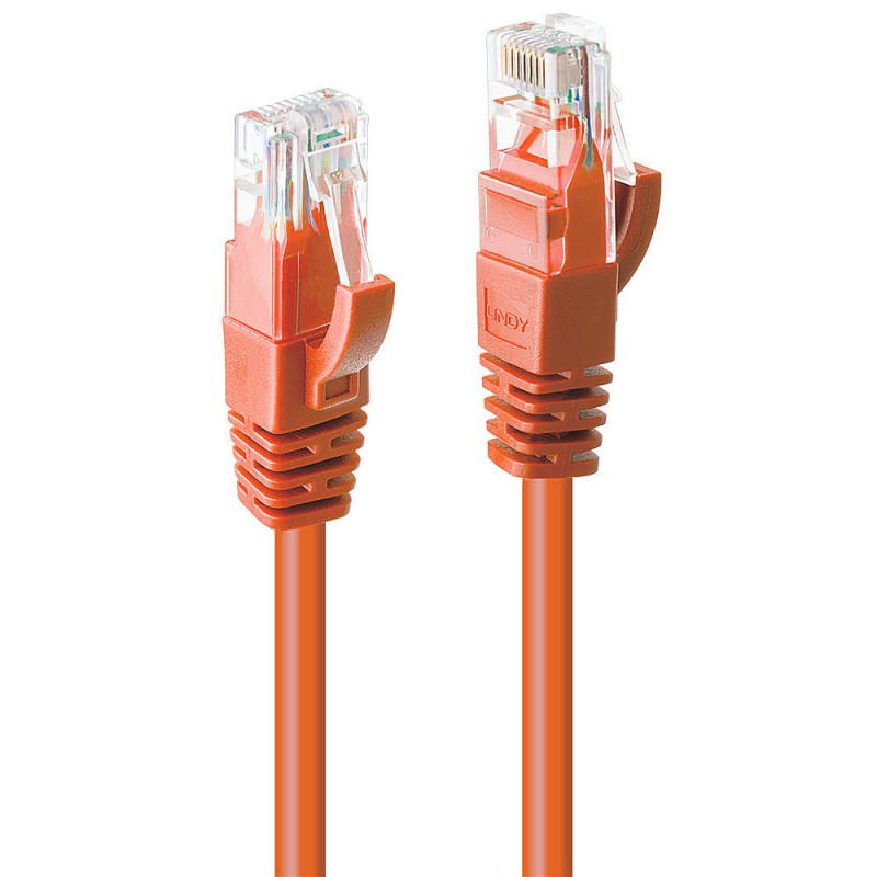 Lindy 48110 verkkokaapeli Oranssi 5 m Cat6 U UTP (UTP)