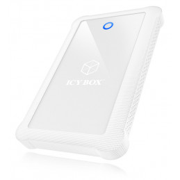 ICY BOX IB-233U3-Wh HDD- SSD-kotelo Valkoinen 2.5"
