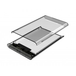 Conceptronic DANTE03T tallennusaseman kotelo HDD- SSD-kotelo Läpinäkyvä 2.5"