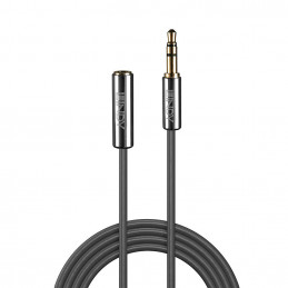 Lindy 35326 audiokaapeli 0,5 m 3.5mm Antrasiitti