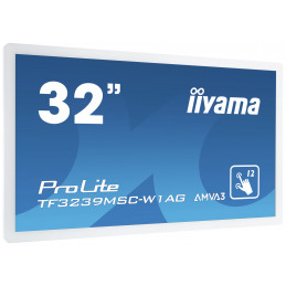 iiyama ProLite TF3239MSC-W1AG tietokoneen litteä näyttö 80 cm (31.5") 1920 x 1080 pikseliä Full HD LED Kosketusnäyttö
