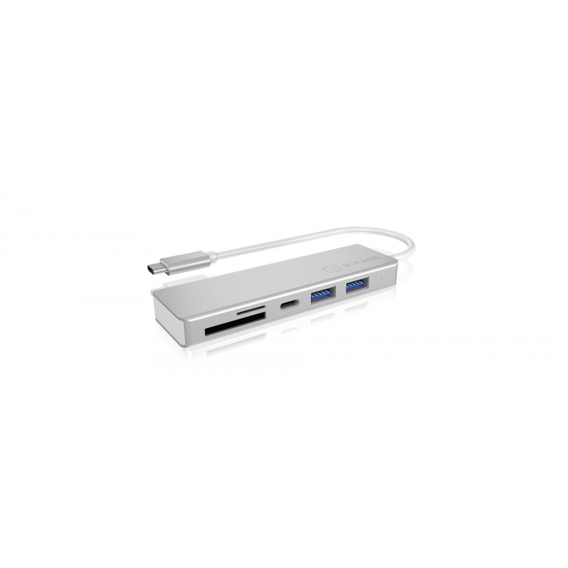 ICY BOX IB-HUB1413-CR USB 3.2 Gen 1 (3.1 Gen 1) Type-C 5000 Mbit s Hopea
