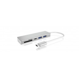 ICY BOX IB-HUB1413-CR USB 3.2 Gen 1 (3.1 Gen 1) Type-C 5000 Mbit s Hopea