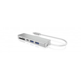 ICY BOX IB-HUB1413-CR USB 3.2 Gen 1 (3.1 Gen 1) Type-C 5000 Mbit s Hopea
