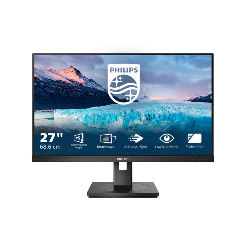 Philips MMD 272S1M 00 68,6 cm (27") 1920 x 1080 pikseliä Full HD LCD Musta