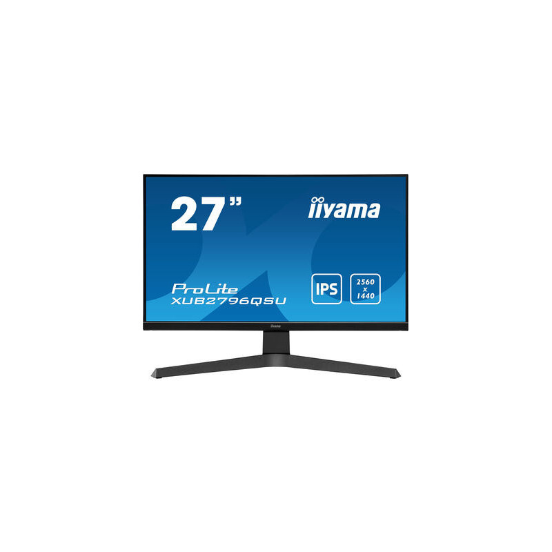 iiyama ProLite XUB2796QSU-B1 LED display 68,6 cm (27") 2560 x 1440 pikseliä 2K Ultra HD Musta