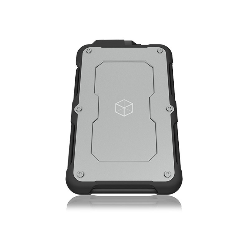 ICY BOX IB-287-C31 HDD- SSD-kotelo Musta, Hopea 2.5"