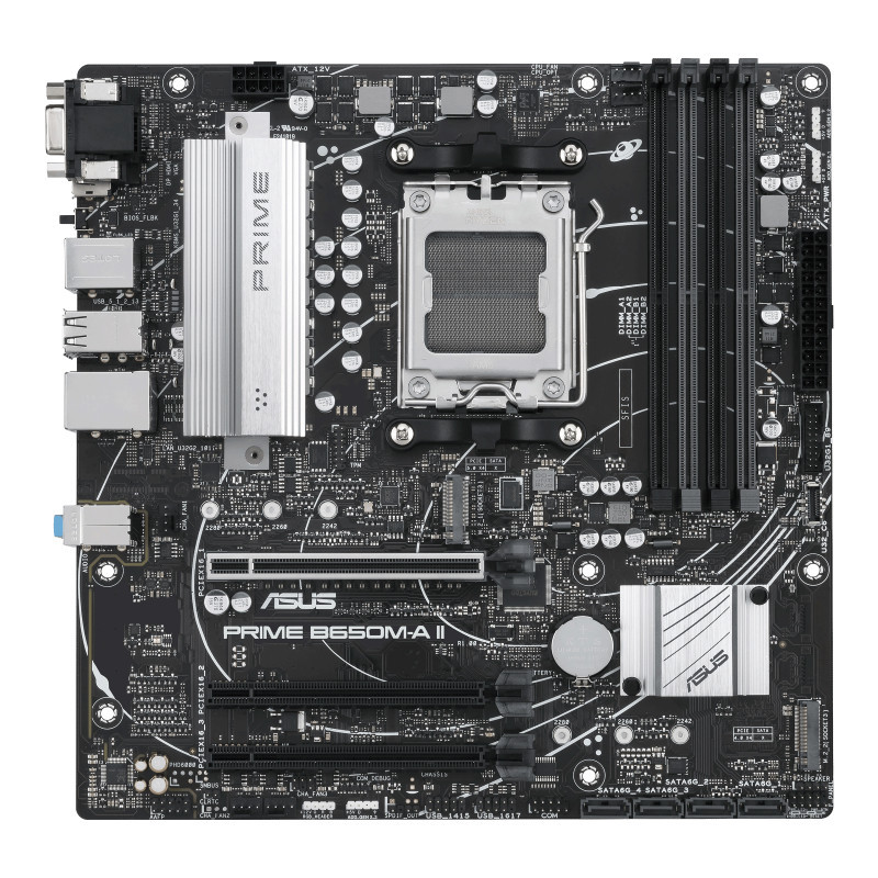 ASUS PRIME B650M-A II AMD B650 Pistoke AM5 mikro ATX