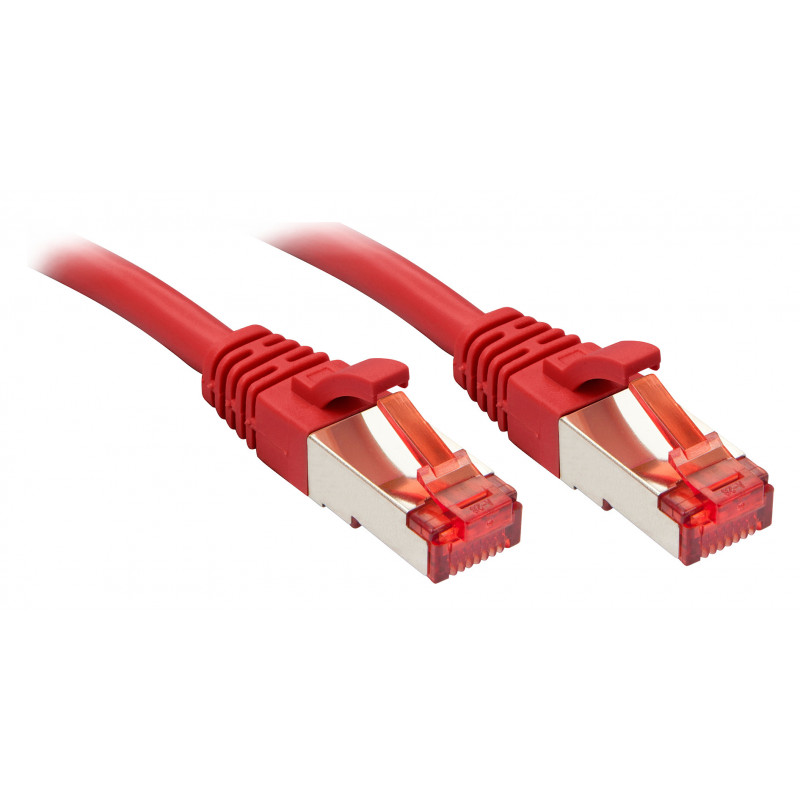 Lindy Rj45 Rj45 Cat6 0.3m verkkokaapeli Punainen 0,3 m S FTP (S-STP)