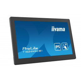 iiyama T1624MSC-B1 infonäyttö Interaktiivinen litteä paneeli 39,6 cm (15.6") IPS 450 cd m² Full HD Musta Kosketusnäyttö 24 7