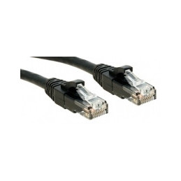 Lindy 45432 verkkokaapeli Musta 1 m Cat6 U UTP (UTP)