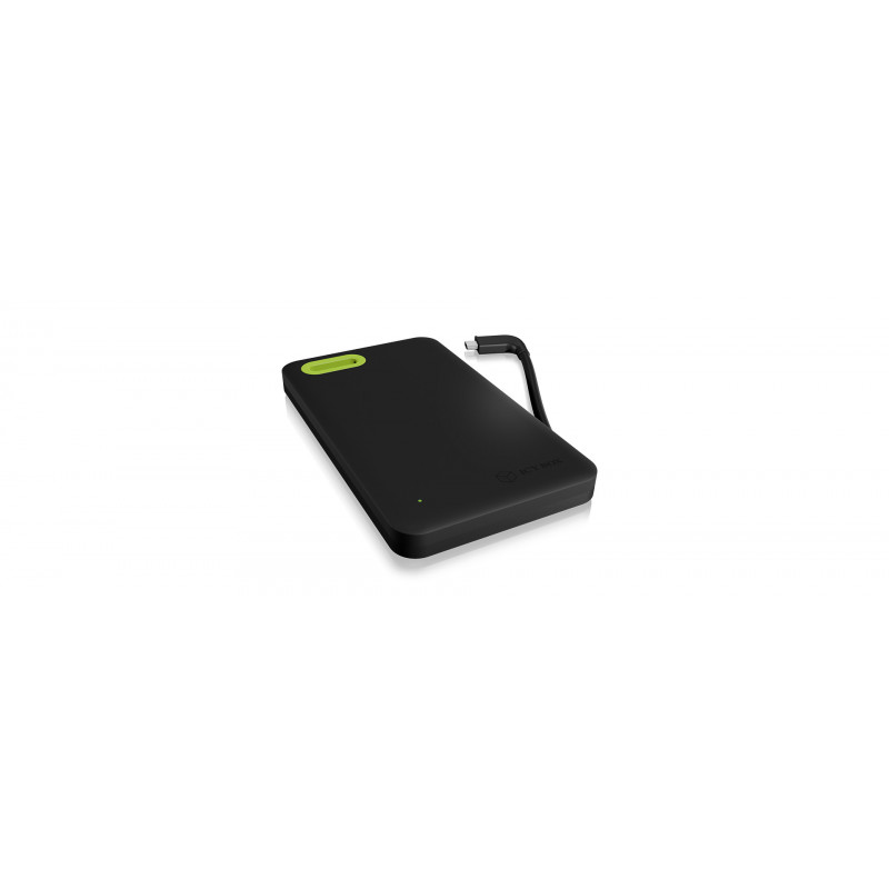 ICY BOX IB-277-C3 tallennusaseman kotelo HDD- SSD-kotelo Musta 2.5"