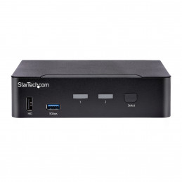 StarTech.com SV231DPUCA KVM-kytkin Musta