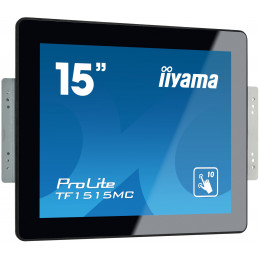 iiyama ProLite TF1515MC-B2 tietokoneen litteä näyttö 38,1 cm (15") 1024 x 768 pikseliä XGA LED Kosketusnäyttö Musta