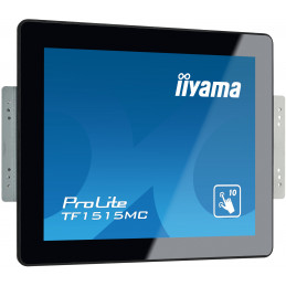 iiyama ProLite TF1515MC-B2 tietokoneen litteä näyttö 38,1 cm (15") 1024 x 768 pikseliä XGA LED Kosketusnäyttö Musta