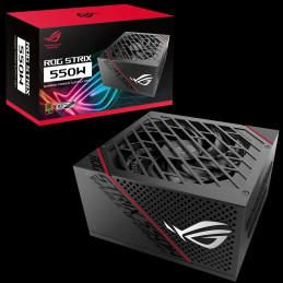 ASUS ROG-STRIX-550G virtalähdeyksikkö 550 W 20+4 pin ATX ATX Musta