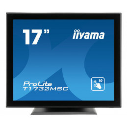 iiyama ProLite T1732MSC-B5X tietokoneen litteä näyttö 43,2 cm (17") 1280 x 1024 pikseliä SXGA LED Kosketusnäyttö Musta