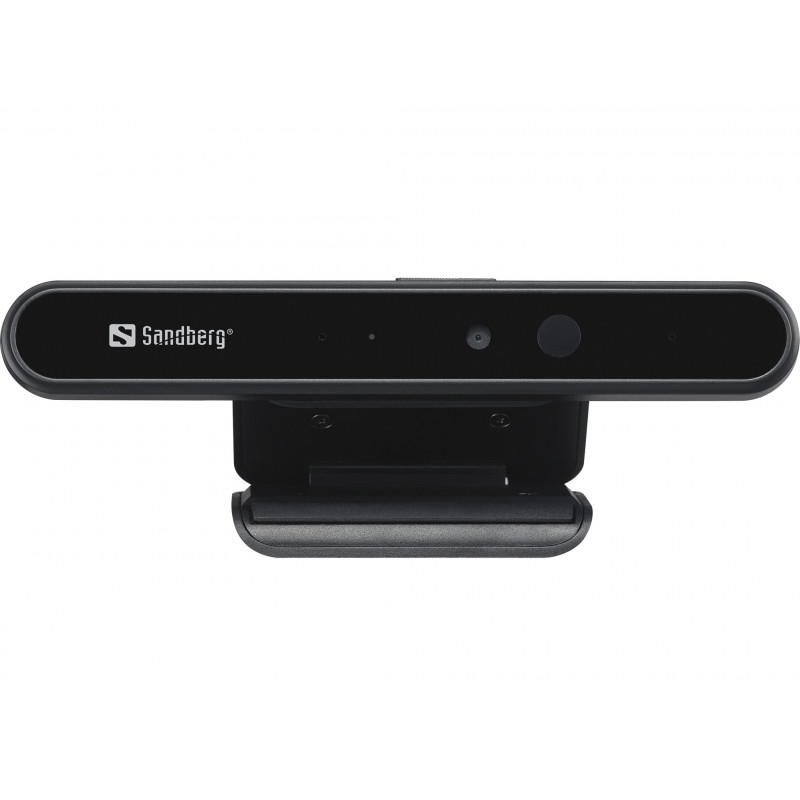 Sandberg Face-ID Webcam 1080p verkkokamera 2 MP 1920 x 1080 pikseliä USB 3.2 Gen 1 (3.1 Gen 1) Musta