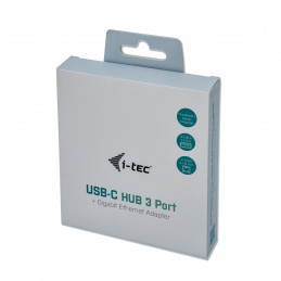 i-tec Metal C31METALG3HUB keskitin USB 3.2 Gen 2 (3.1 Gen 2) Type-C 5000 Mbit s Harmaa