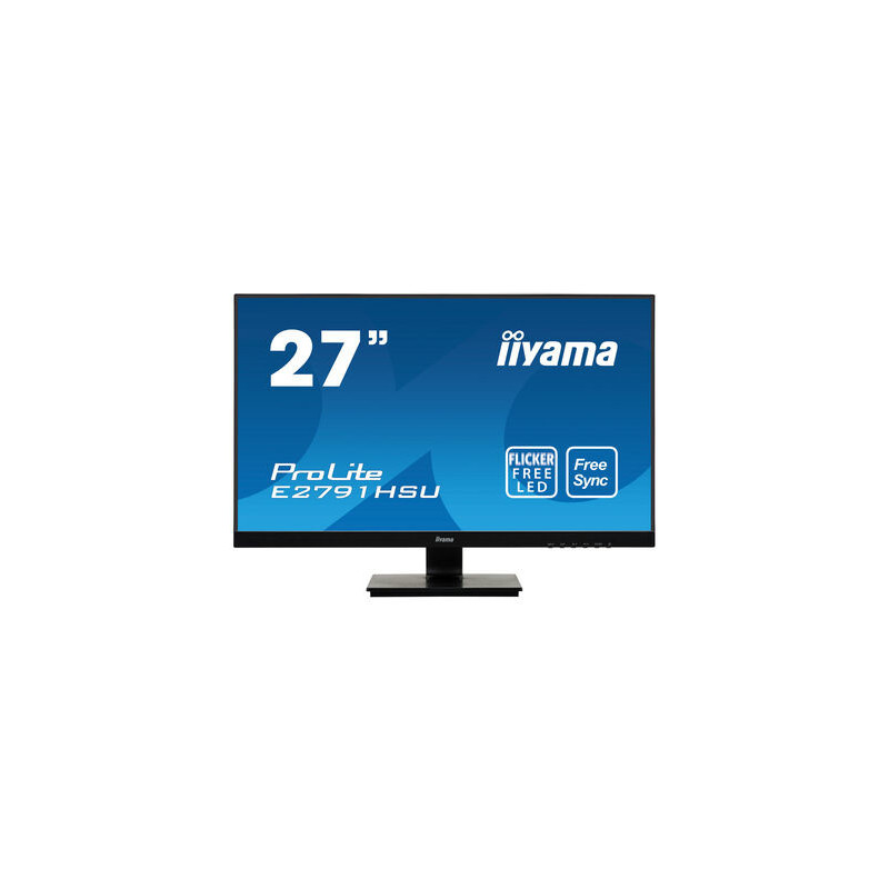 iiyama ProLite E2791HSU-B1 tietokoneen litteä näyttö 68,6 cm (27") 1920 x 1080 pikseliä Full HD LED Musta