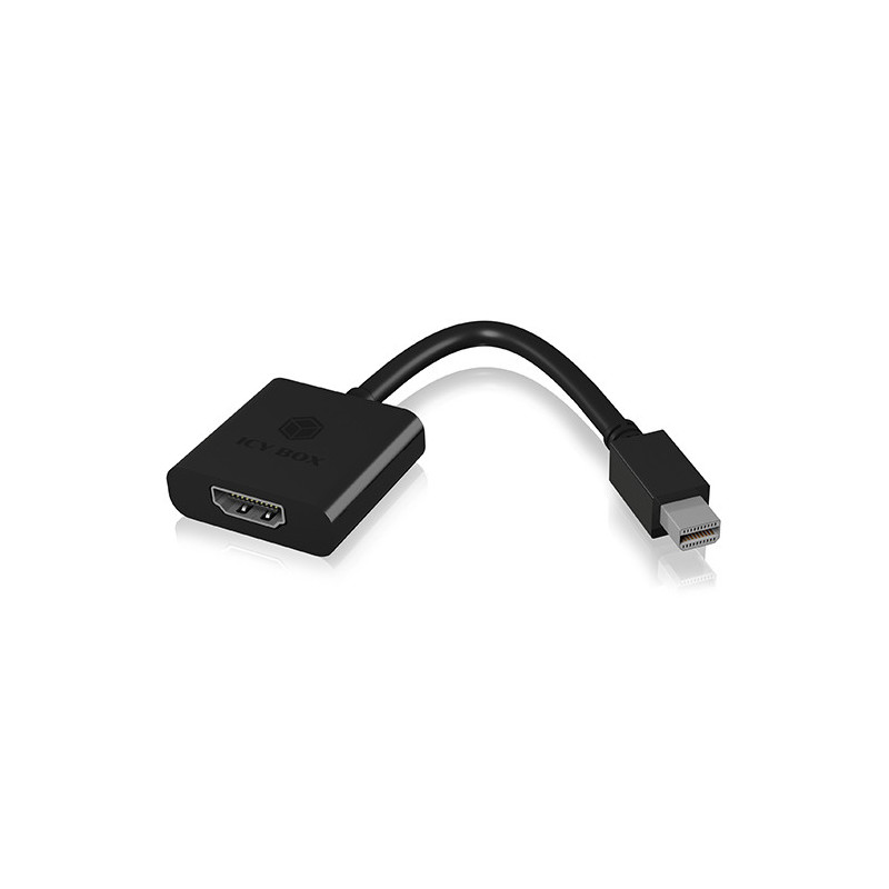 ICY BOX IB-AC538a 0,15 m Mini DisplayPort HDMI Musta