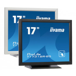 iiyama ProLite T1731SR-B5 tietokoneen litteä näyttö 43,2 cm (17") 1280 x 1024 pikseliä TN Kosketusnäyttö Musta