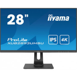 iiyama ProLite XUB2893UHSU-B1 tietokoneen litteä näyttö 71,1 cm (28") 3840 x 2160 pikseliä 4K Ultra HD LED Musta