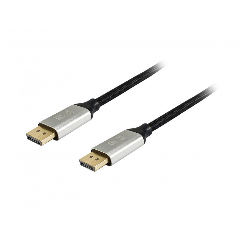 Equip 119265 DisplayPort-kaapeli 5 m Alumiini, Musta