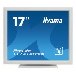 iiyama ProLite T1731SR-W5 tietokoneen litteä näyttö 43,2 cm (17") 1280 x 1024 pikseliä TN Kosketusnäyttö Valkoinen