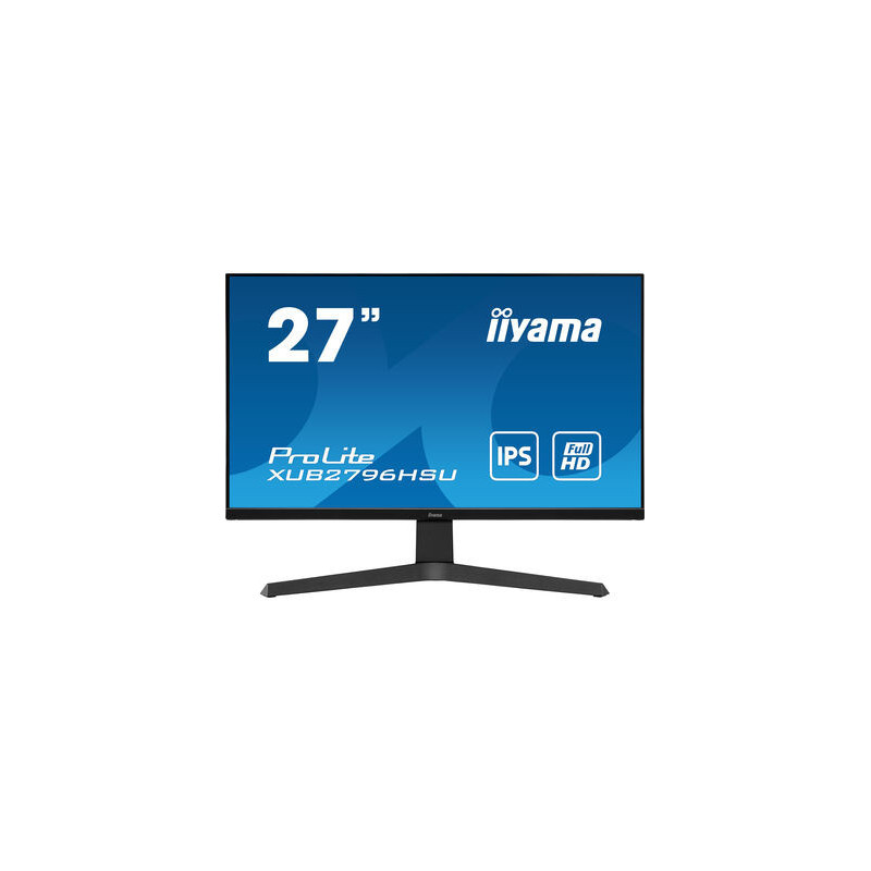 iiyama ProLite XUB2796HSU-B1 LED display 68,6 cm (27") 1920 x 1080 pikseliä Full HD Musta