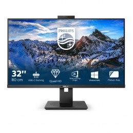 Philips P Line 326P1H 00 LED display 80 cm (31.5") 2560 x 1440 pikseliä Quad HD Musta