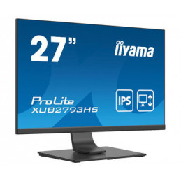 iiyama ProLite XUB2793HS-B4 tietokoneen litteä näyttö 68,6 cm (27") 1920 x 1080 pikseliä Full HD LED Musta