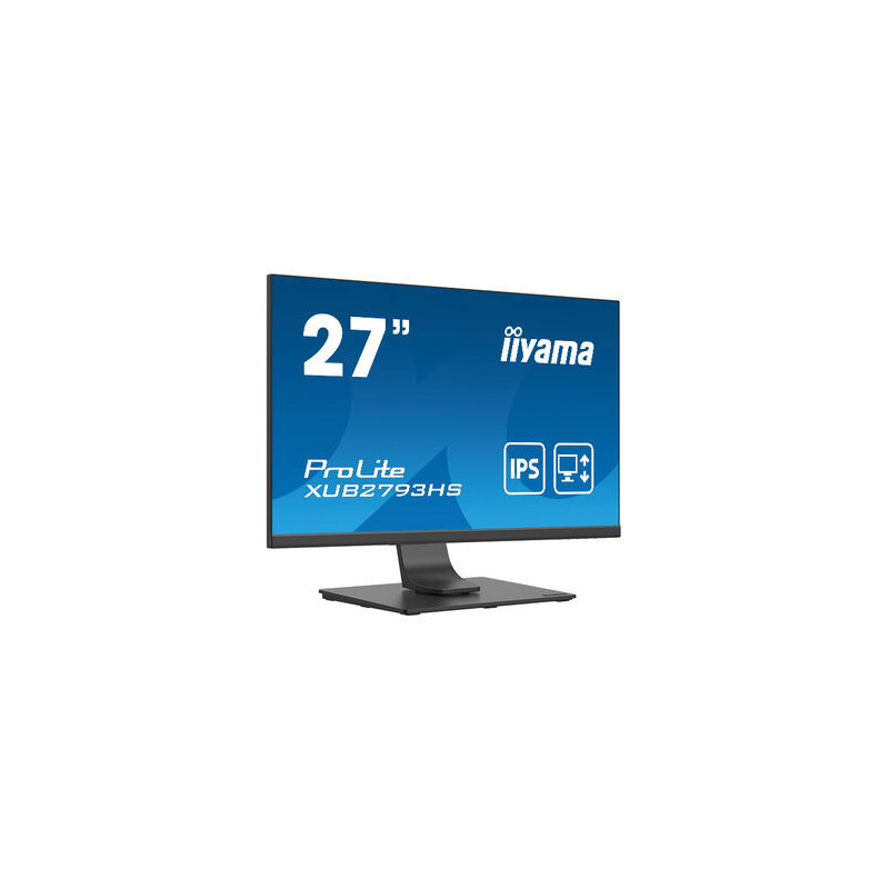 iiyama ProLite XUB2793HS-B4 tietokoneen litteä näyttö 68,6 cm (27") 1920 x 1080 pikseliä Full HD LED Musta