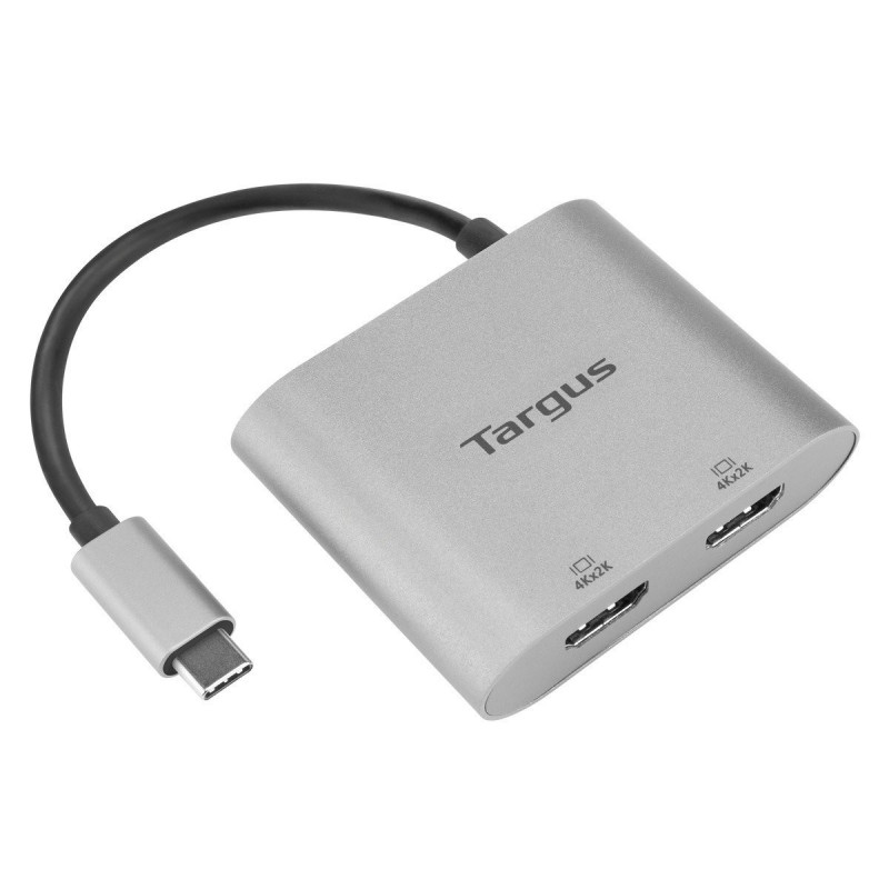 Targus ACA947EU keskitin USB 3.2 Gen 1 (3.1 Gen 1) Type-C Hopea