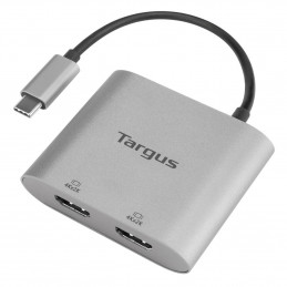 Targus ACA947EU keskitin USB 3.2 Gen 1 (3.1 Gen 1) Type-C Hopea