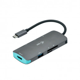 i-tec Metal C31NANODOCKPD kannettavien tietokoneiden telakka ja porttitoistin Langallinen USB 3.2 Gen 1 (3.1 Gen 1) Type-C