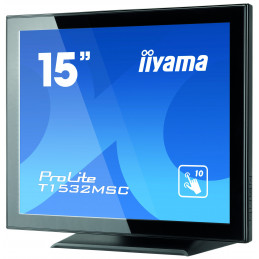 iiyama ProLite T1532MSC-B5AG tietokoneen litteä näyttö 38,1 cm (15") 1024 x 768 pikseliä LED Kosketusnäyttö Musta