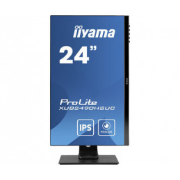 iiyama ProLite XUB2490HSUC-B1 tietokoneen litteä näyttö 60,5 cm (23.8") 1920 x 1080 pikseliä Full HD Musta