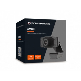 Conceptronic AMDIS01B verkkokamera 2 MP 1920 x 1080 pikseliä USB 2.0 Musta