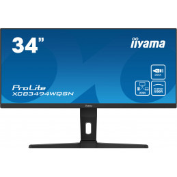 iiyama ProLite XCB3494WQSN-B1 tietokoneen litteä näyttö 86,4 cm (34") 3440 x 1440 pikseliä UltraWide Quad HD Musta