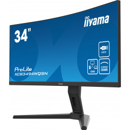 iiyama ProLite XCB3494WQSN-B1 tietokoneen litteä näyttö 86,4 cm (34") 3440 x 1440 pikseliä UltraWide Quad HD Musta