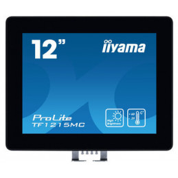 iiyama ProLite TF1215MC-B1 tietokoneen litteä näyttö 30,7 cm (12.1") 1024 x 768 pikseliä LCD Kosketusnäyttö Musta