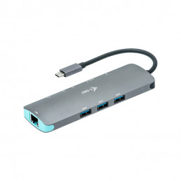 i-tec Metal C31NANODOCKLANPD kannettavien tietokoneiden telakka ja porttitoistin Langallinen USB 3.2 Gen 1 (3.1 Gen 1) Type-C