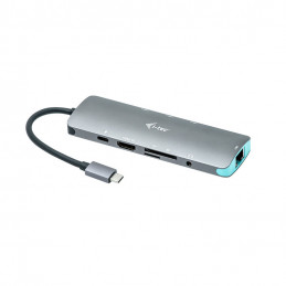 i-tec Metal C31NANODOCKLANPD kannettavien tietokoneiden telakka ja porttitoistin Langallinen USB 3.2 Gen 1 (3.1 Gen 1) Type-C