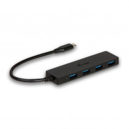 i-tec Advance C31HUB404 keskitin USB 3.2 Gen 2 (3.1 Gen 2) Type-C 5000 Mbit s Musta