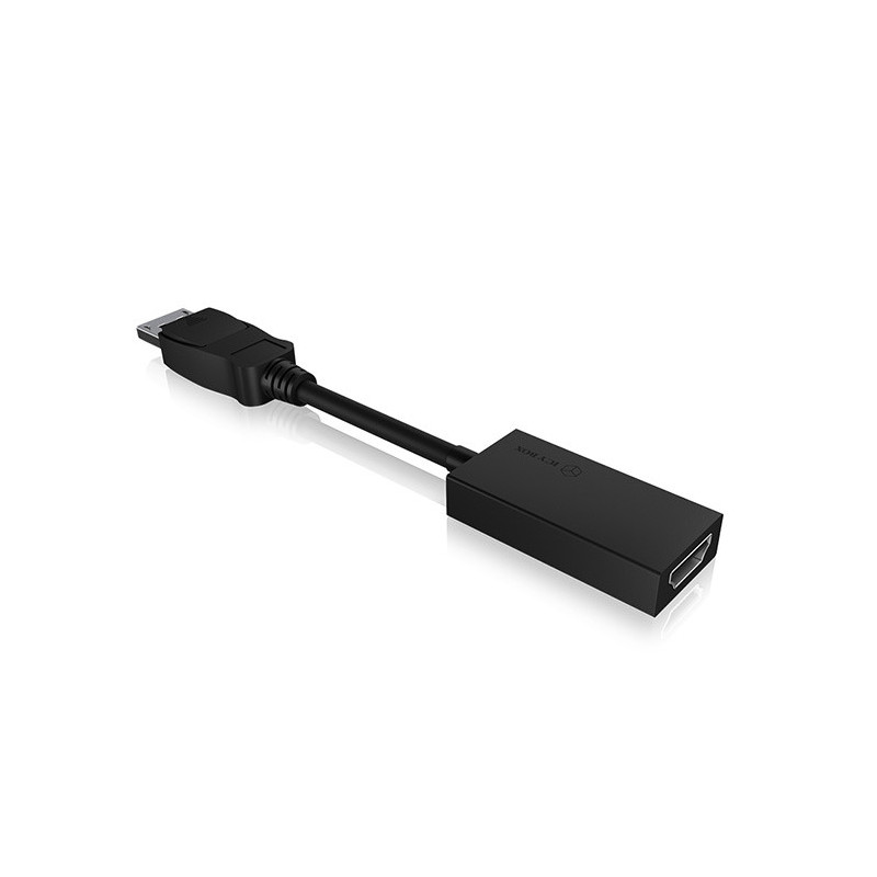 ICY BOX IB-AC508a DisplayPort HDMI Musta