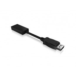 ICY BOX IB-AC508a DisplayPort HDMI Musta